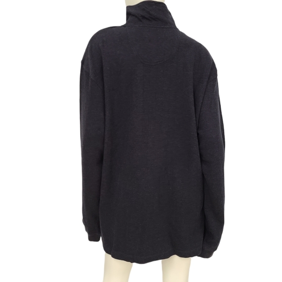 New with Tags IZOD Navy Blue 3/4 Zip Pullover size XL - Picture 5 of 8